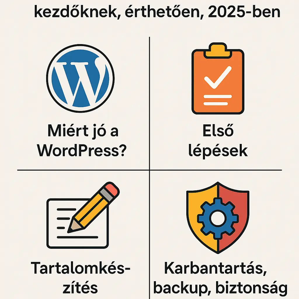 Saját WordPress weboldal készítése lépésről lépésre